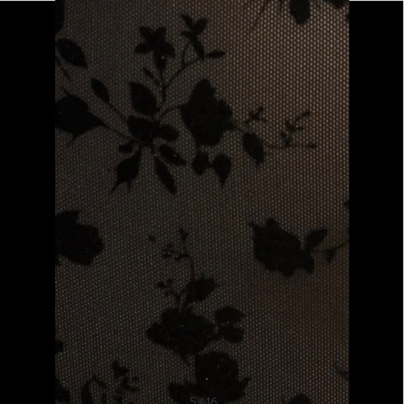 Free People Babes in Bandeaus Bodysuit in black with velvet - Picture 6 of 12